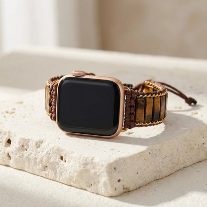 Powerful Tiger's Eye Apple Watch Band