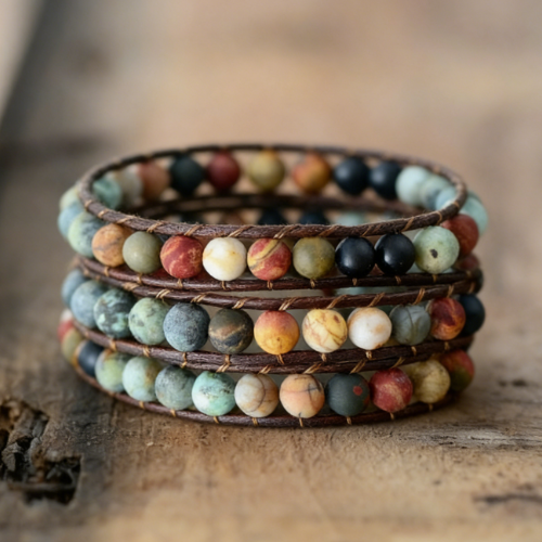 Stress Relieving Jasper Bracelet