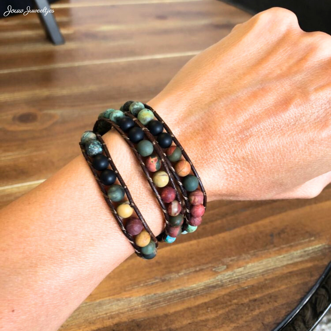 Stress Relieving Jasper Bracelet