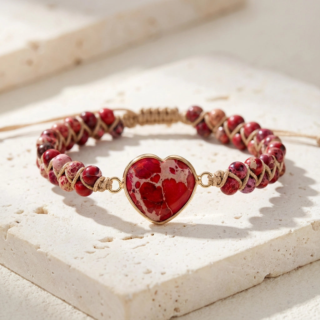 Woven Imperial Heart Bracelet