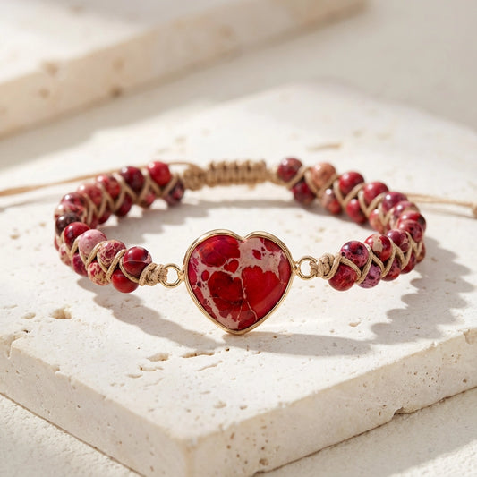 Woven Imperial Heart Bracelet