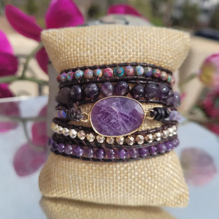 Midnight Amethyst Bracelet