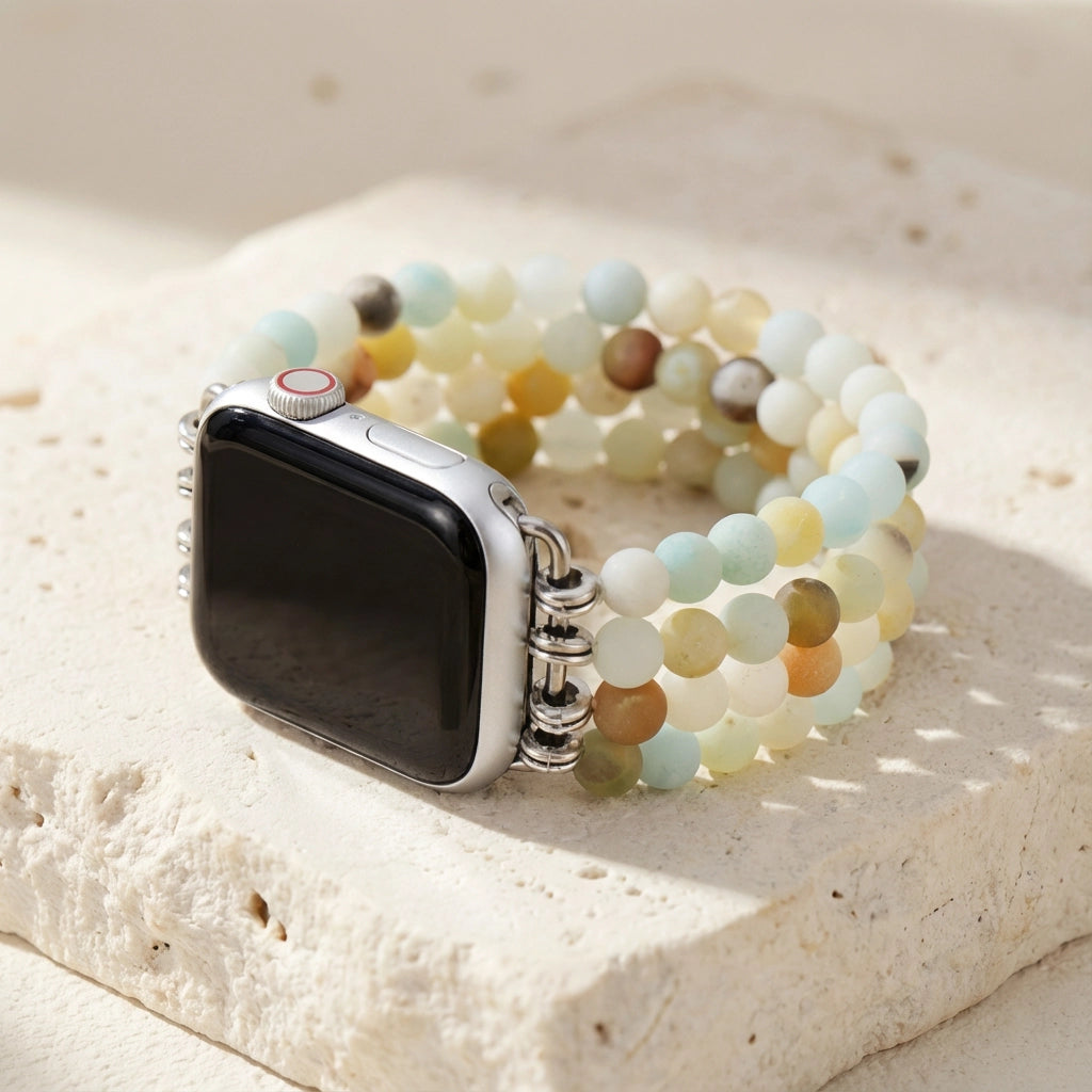 Balancing Amazonite Apple Watch Band