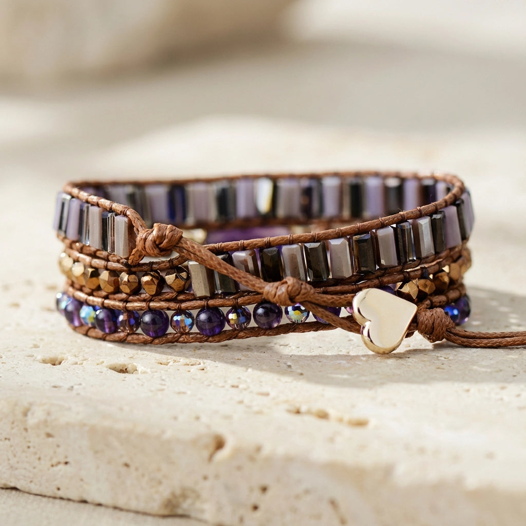 Inner Wisdom Amethyst Bracelet
