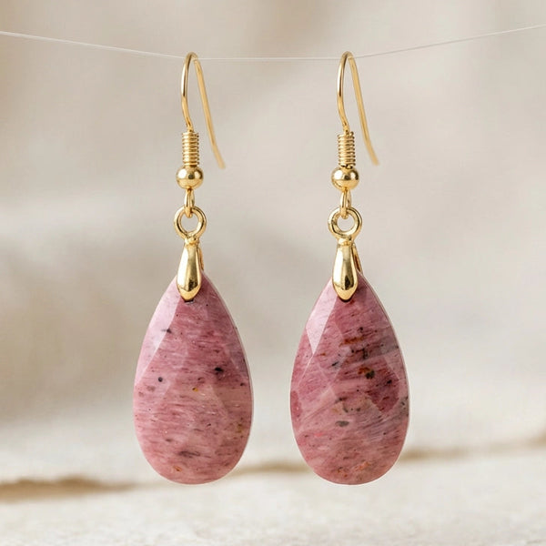 Rhodonite Drop Earrings