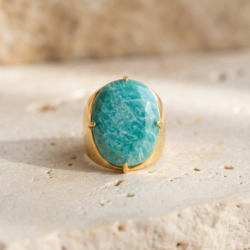 Harmony of Amazonite Ring