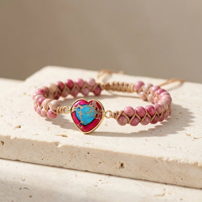 Woven Imperial Heart Bracelet