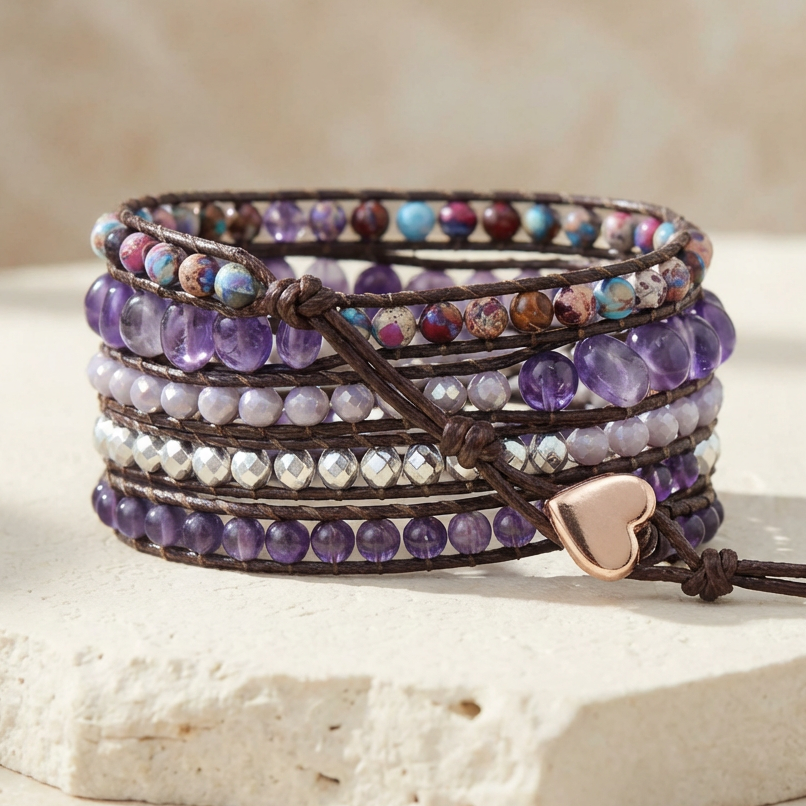 Midnight Amethyst Bracelet