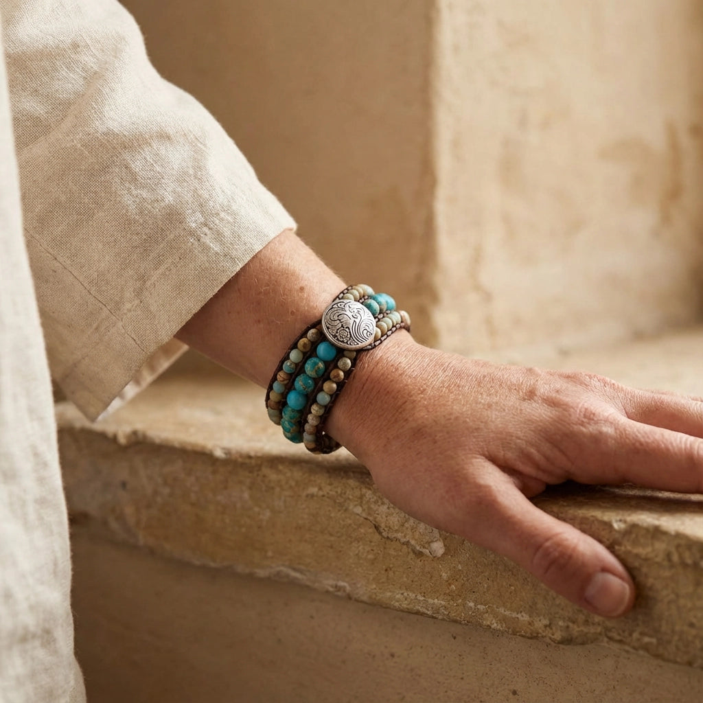 Jasper Focus Boho Bracelet