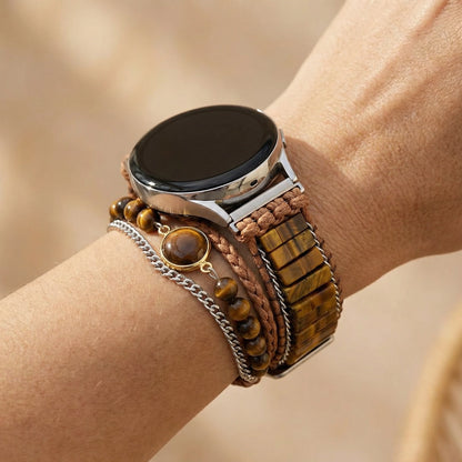 Powerful Tiger's Eye Samsung Watch Band