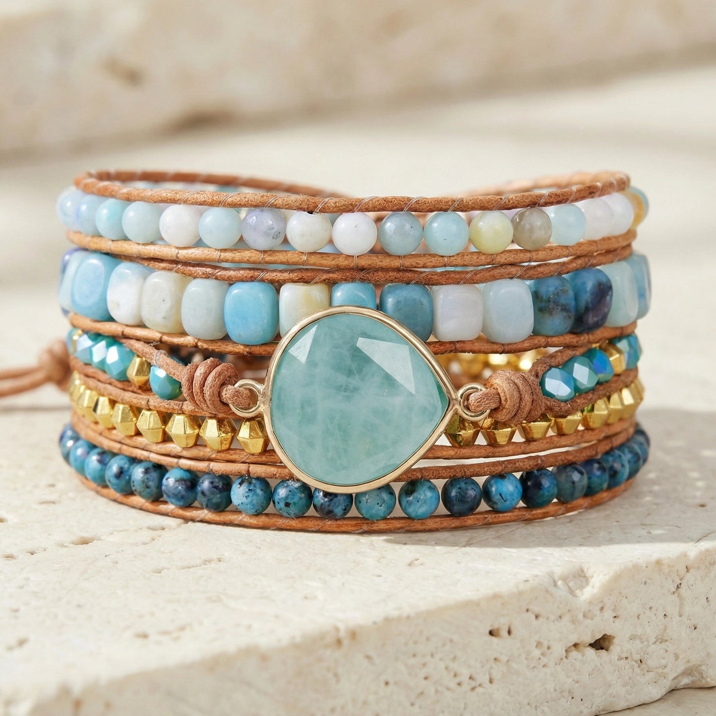 Expressive Amazonite Bracelet