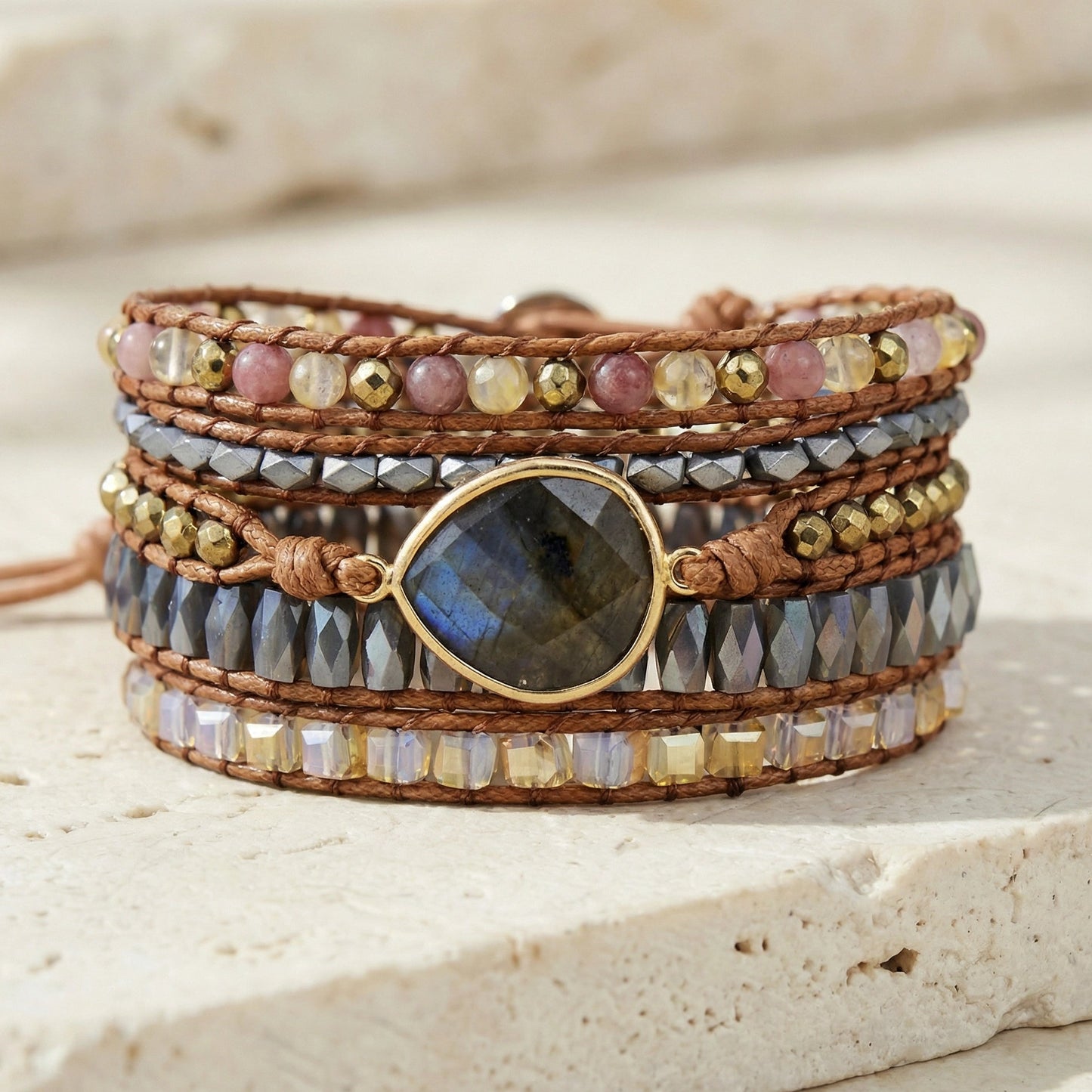 Labradorite Protection Bracelet