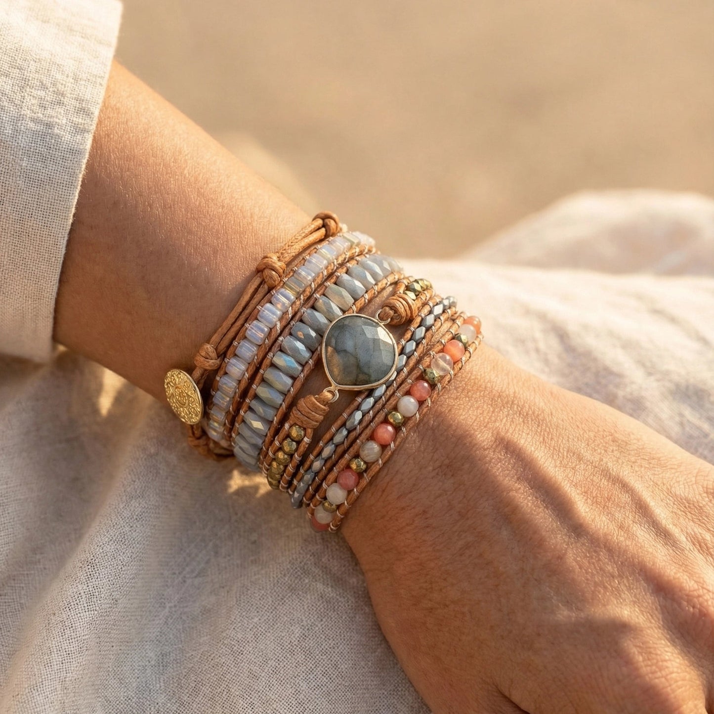 Labradorite Protection Bracelet