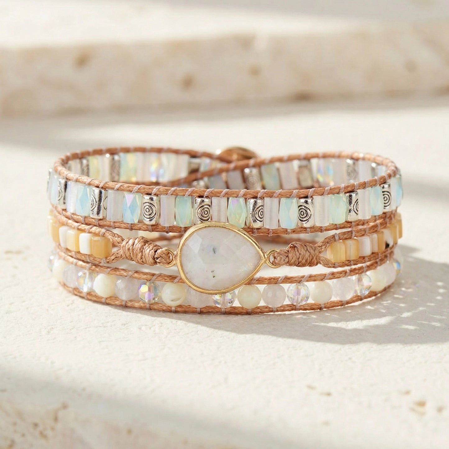 Inner Harmony Moonstone Bracelet