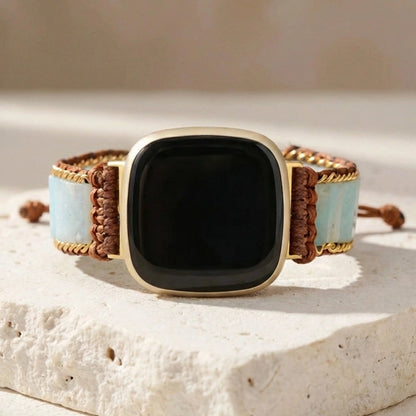 Amazonite Honesty Fitbit Watch Band