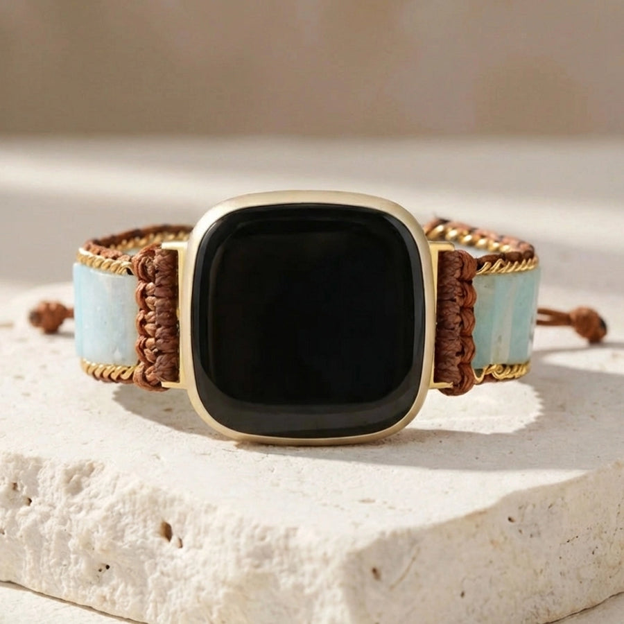 Amazonite Honesty Fitbit Watch Band