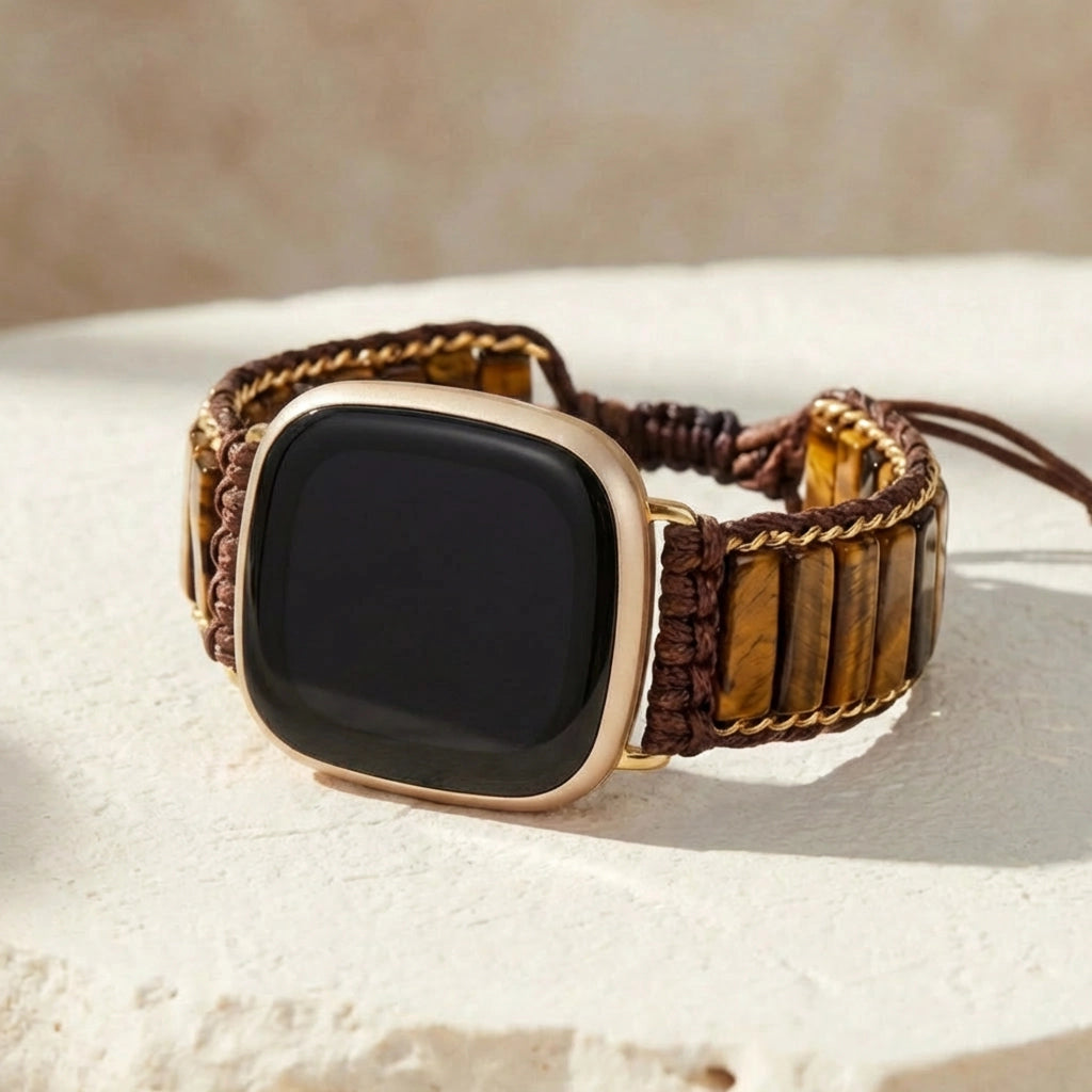 Powerful Tiger's Eye Fitbit Watch Band