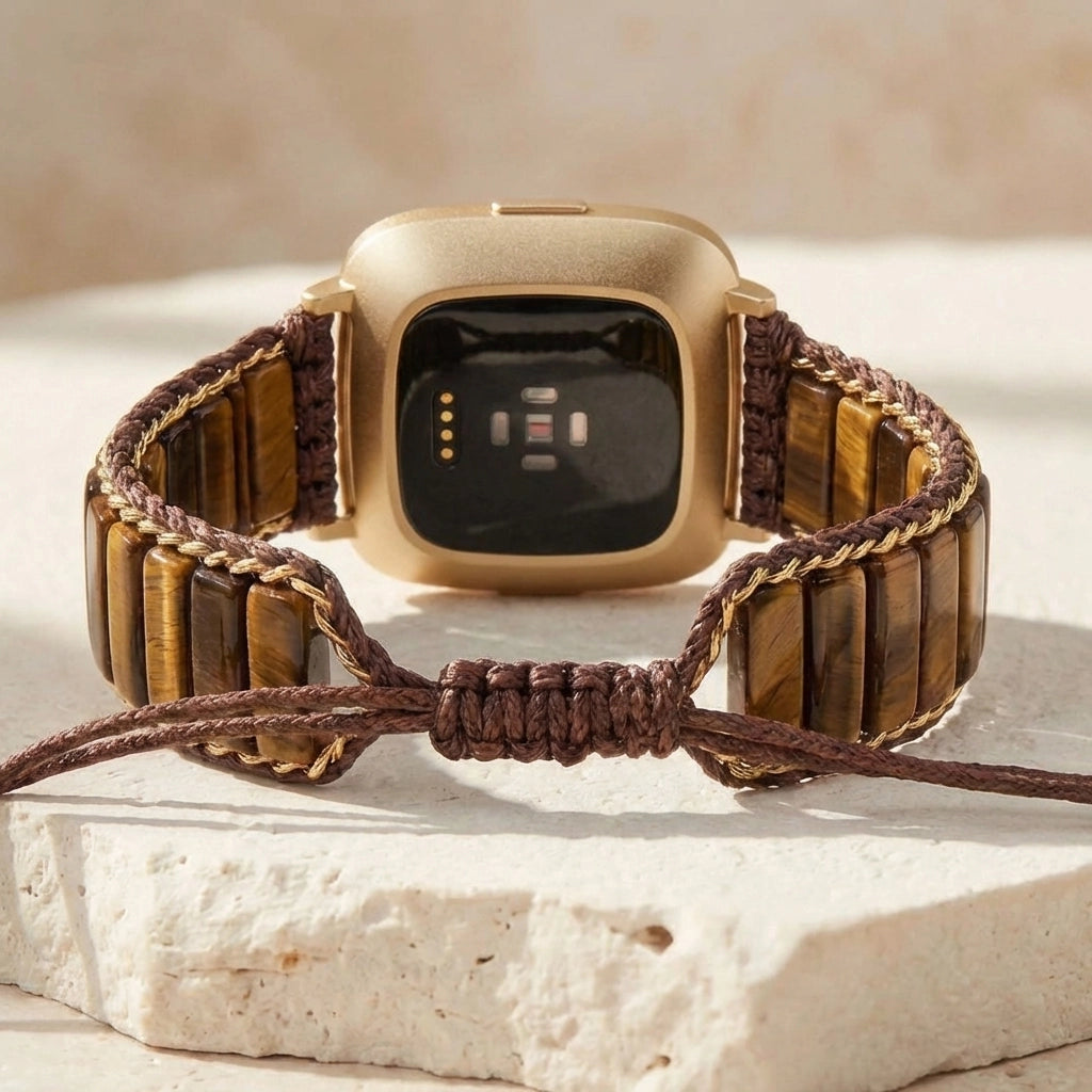 Powerful Tiger's Eye Fitbit Watch Band