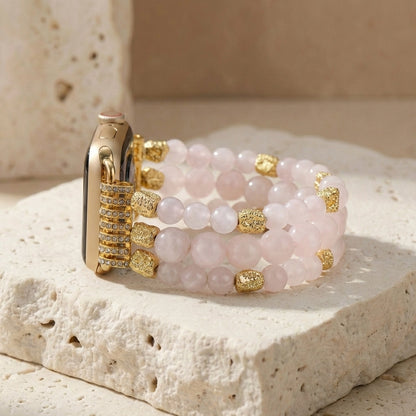 Healing Rose Quartz Apple Watch Band