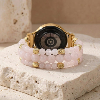 Healing Rose Quartz Watch Band