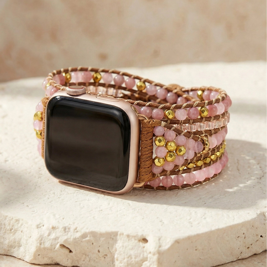 Rose Quartz Love Apple Watch Strap
