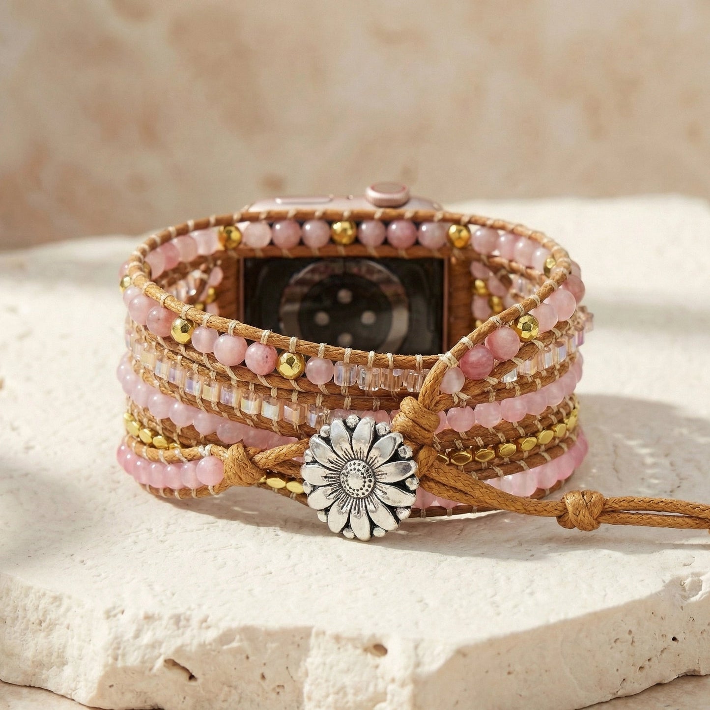 Rose Quartz Love Apple Watch Strap