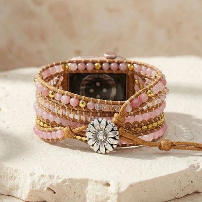 Rose Quartz Love Apple Watch Strap