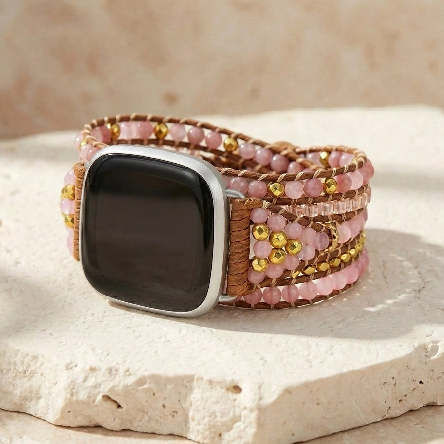 Rose Quartz Love Fitbit Watch Straps