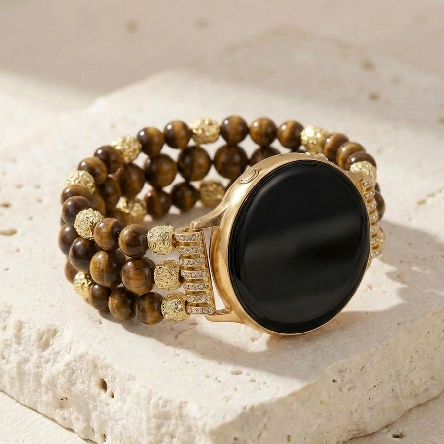 Grounding Tiger's Eye Watch Band