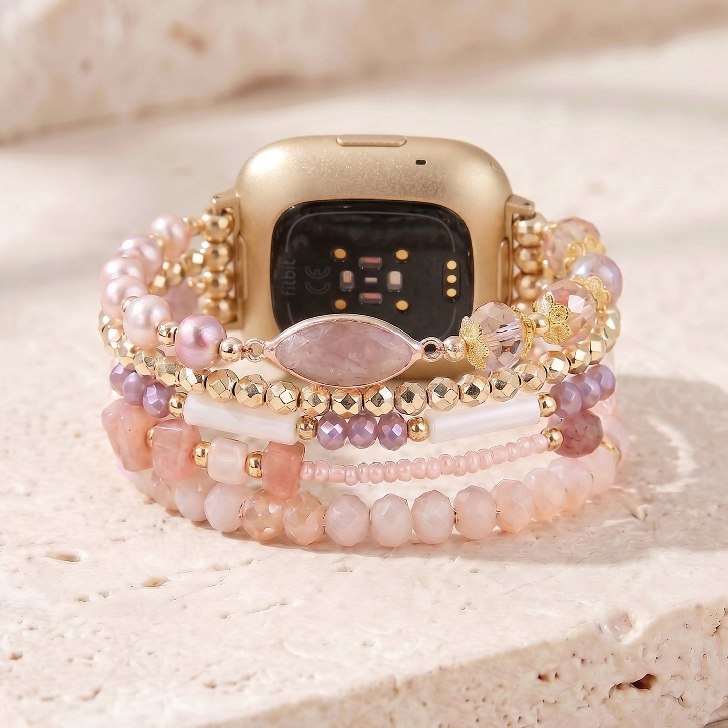 Solara Pearl Fitbit Watch Band *Limited Edition*