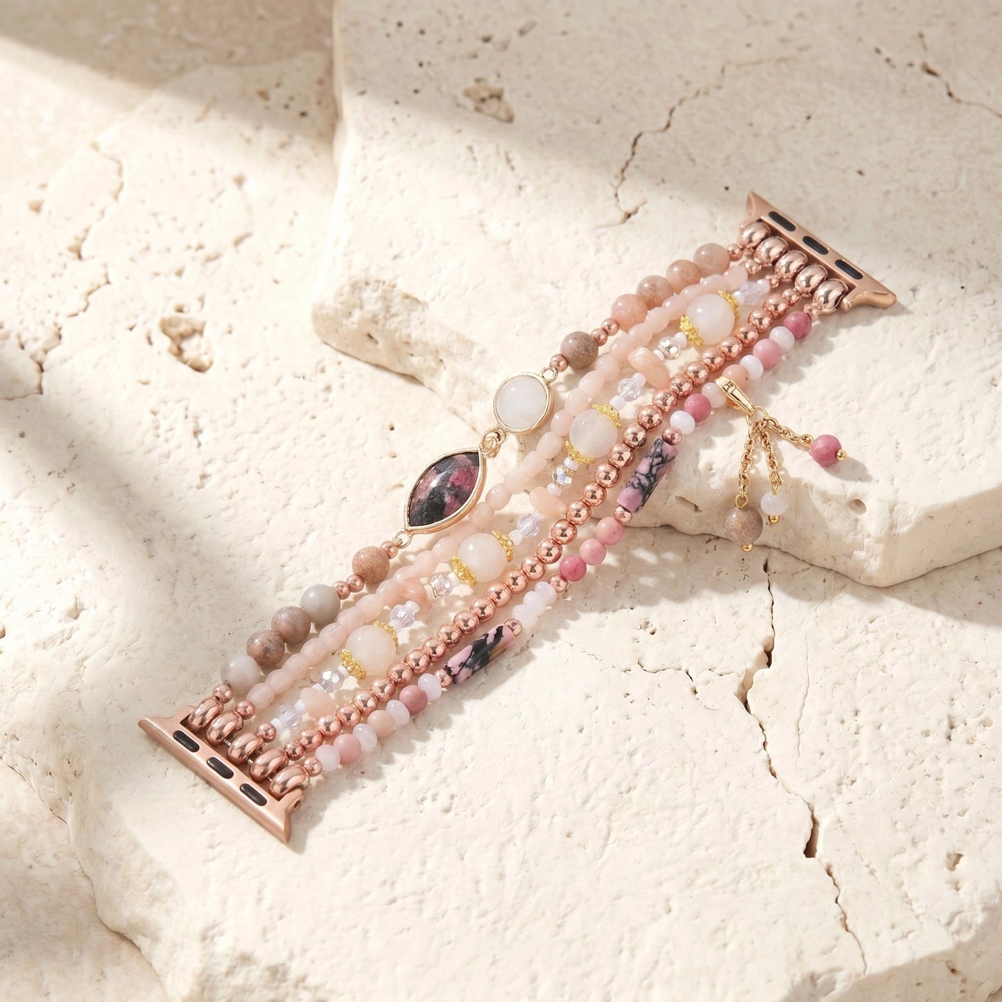 Rose Glow Sunstone Apple Watch Band