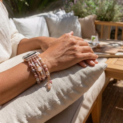 Rose Glow Sunstone Apple Watch Band