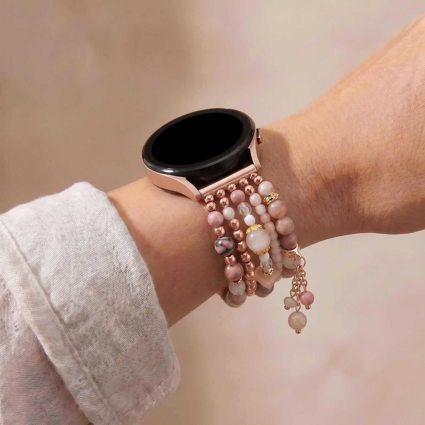 Rose Glow Sunstone Samsung Watch Band