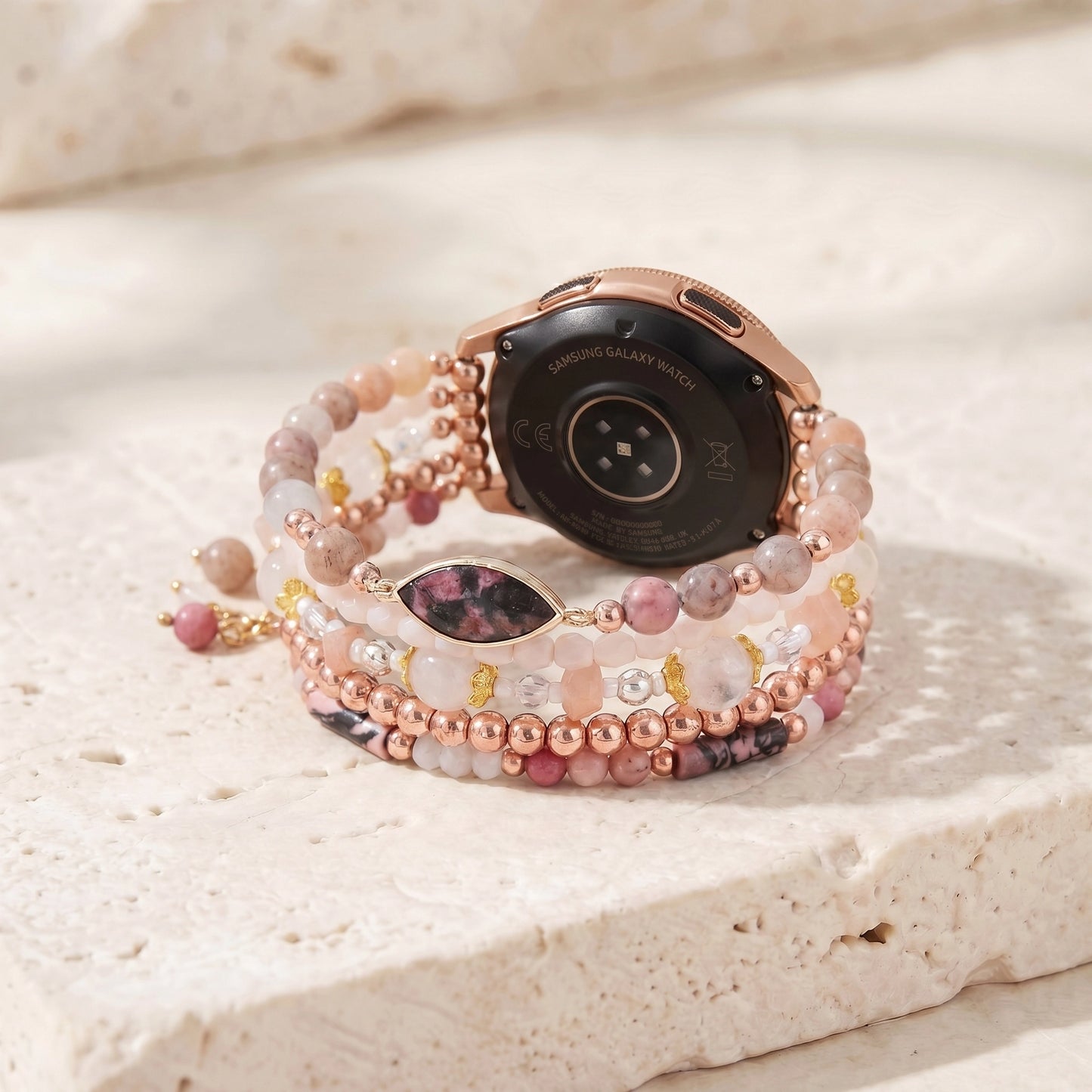 Rose Glow Sunstone Samsung Watch Band