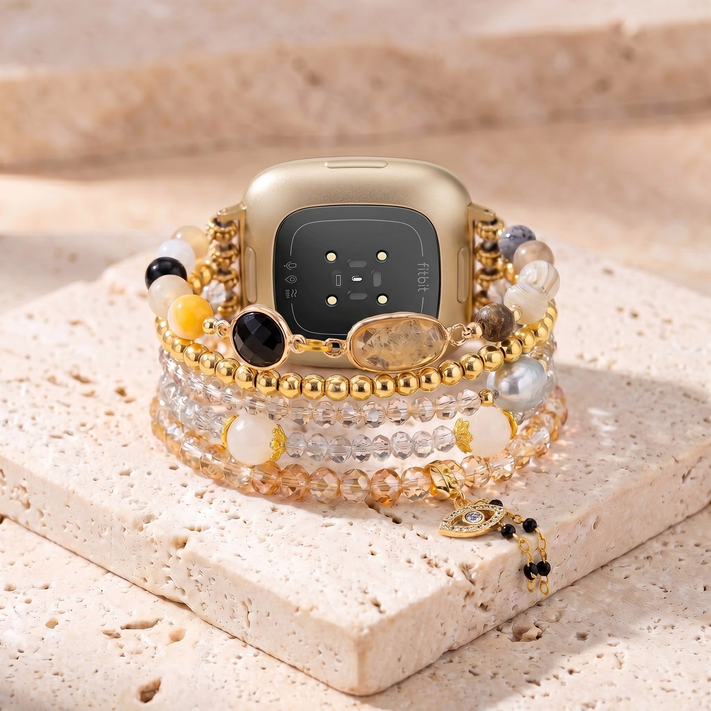 Golden Hour Citrine Fitbit Watch Band