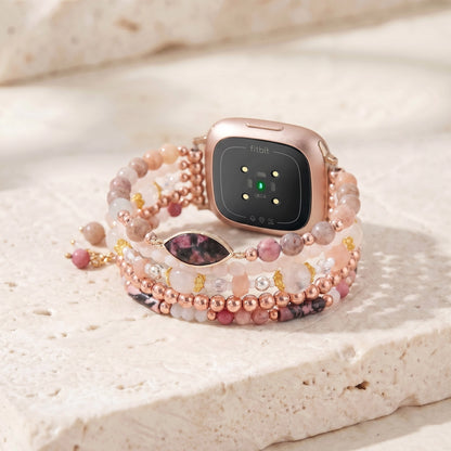 Rose Glow Sunstone Fitbit Watch Band