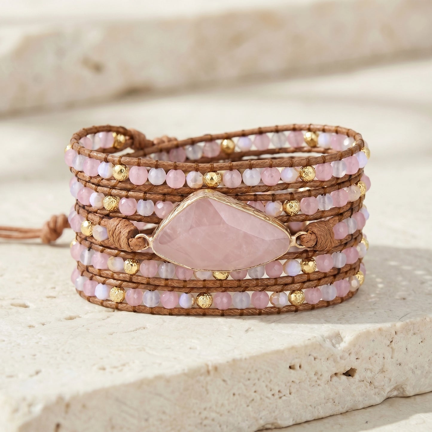 Gentle Grace Rose Quartz Bracelet