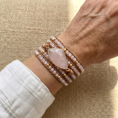Gentle Grace Rose Quartz Bracelet