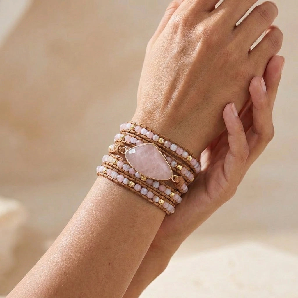 Gentle Grace Rose Quartz Bracelet