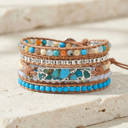Wild Soul Turquoise Wrap Bracelet