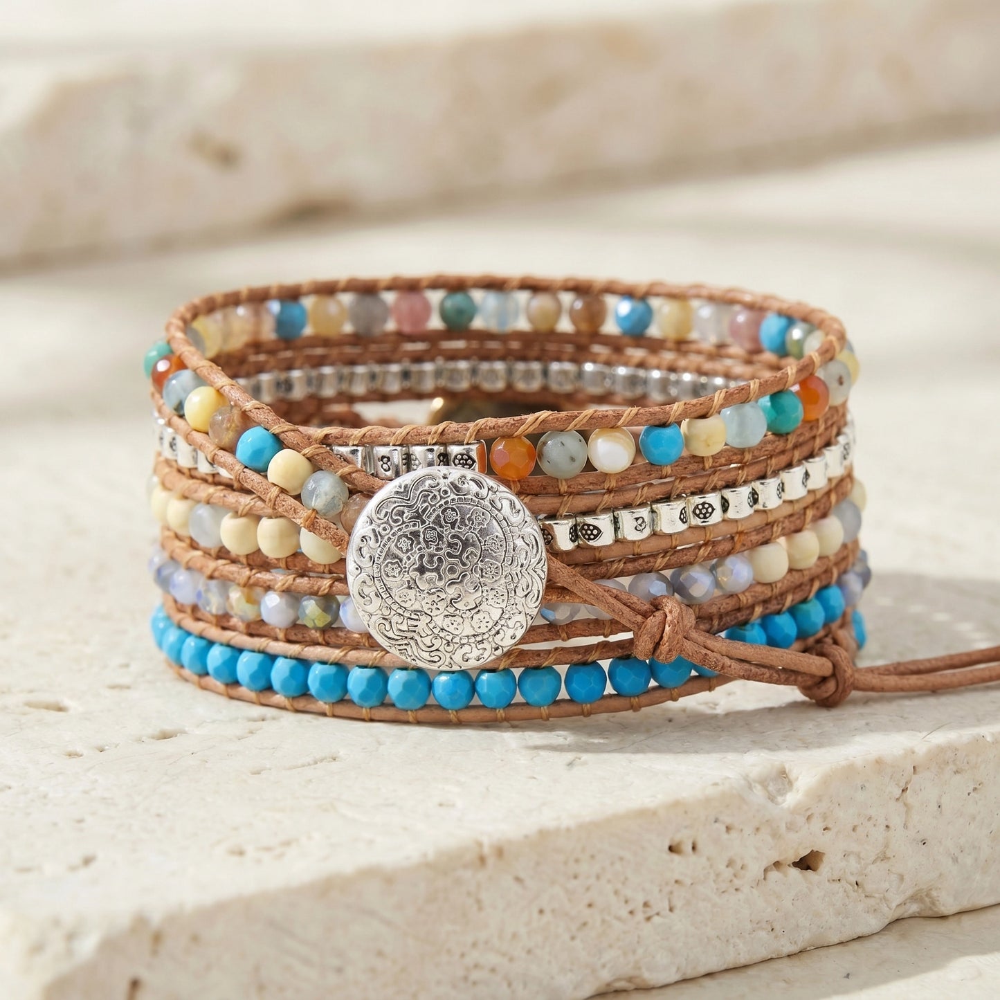 Wild Soul Turquoise Wrap Bracelet