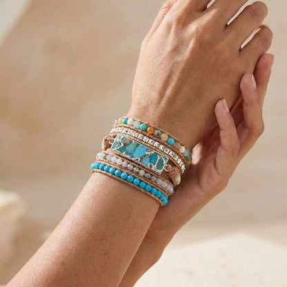 Wild Soul Turquoise Wrap Bracelet