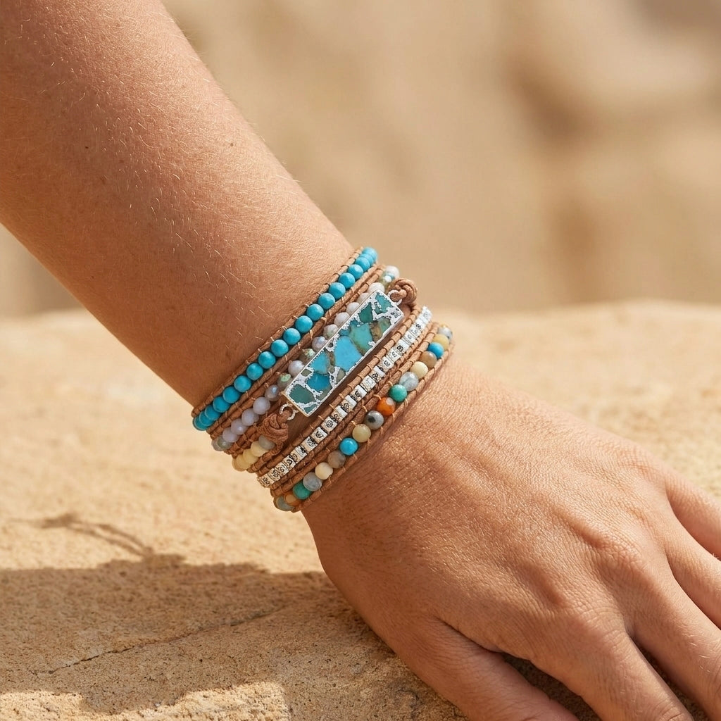 Wild Soul Turquoise Wrap Bracelet