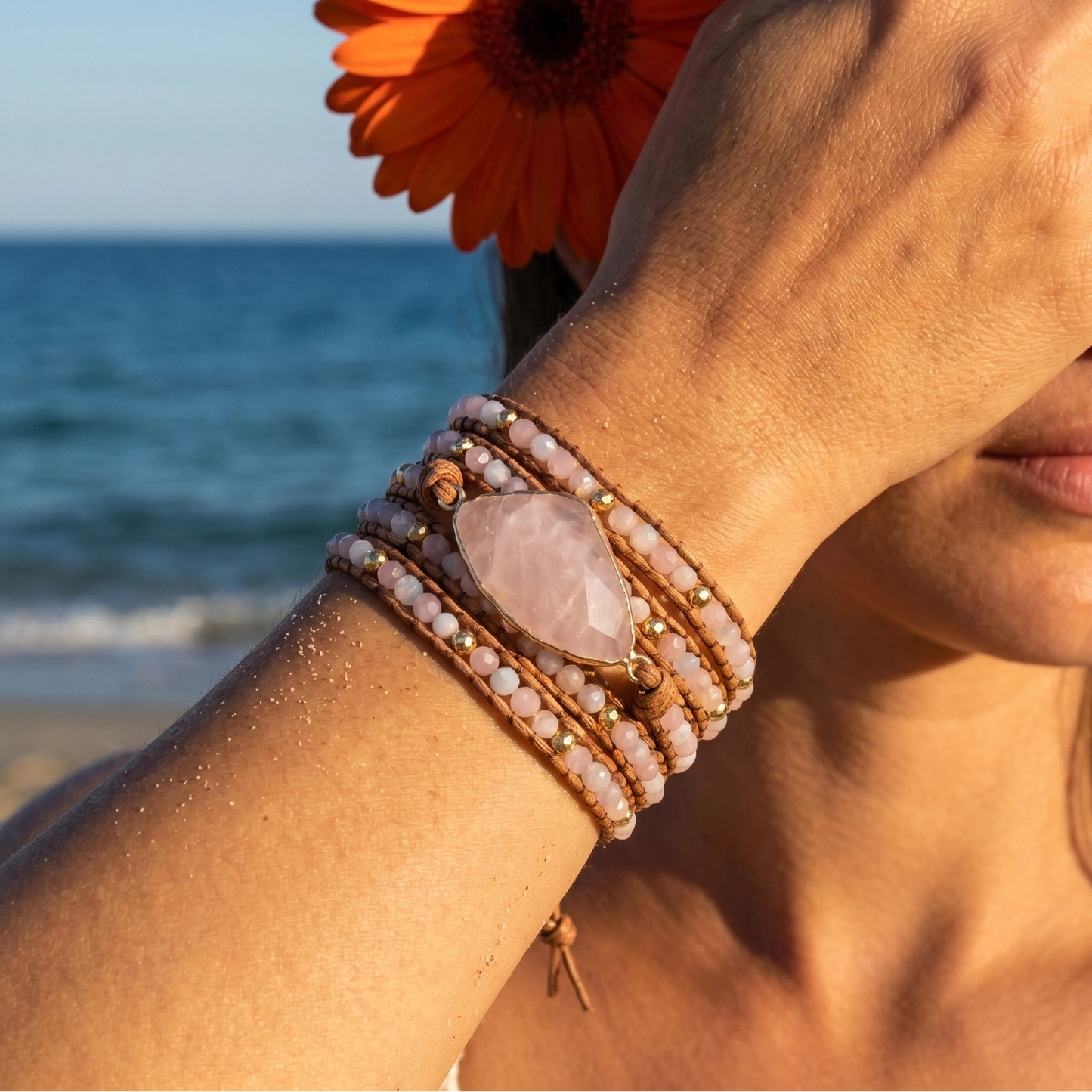 Gentle Grace Rose Quartz Bracelet