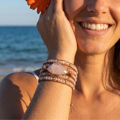 Gentle Grace Rose Quartz Bracelet