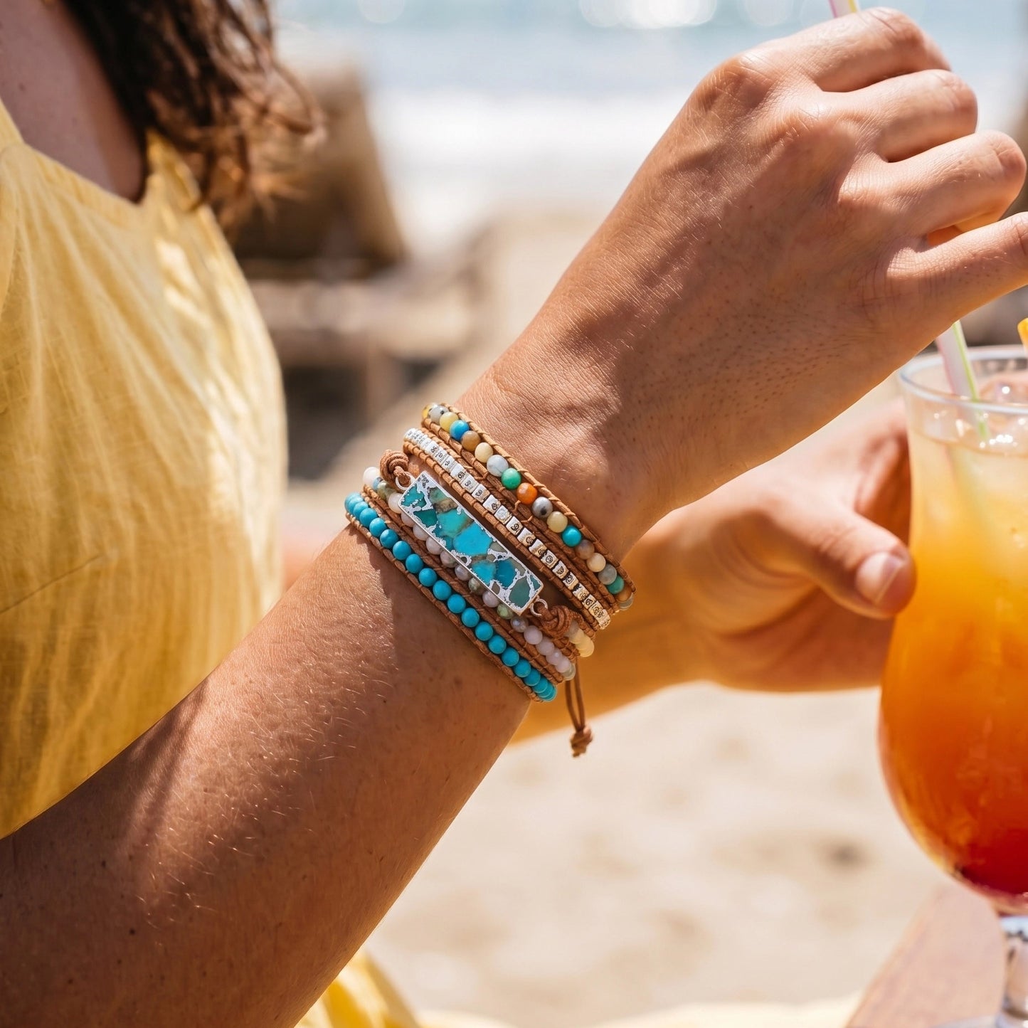 Wild Soul Turquoise Wrap Bracelet