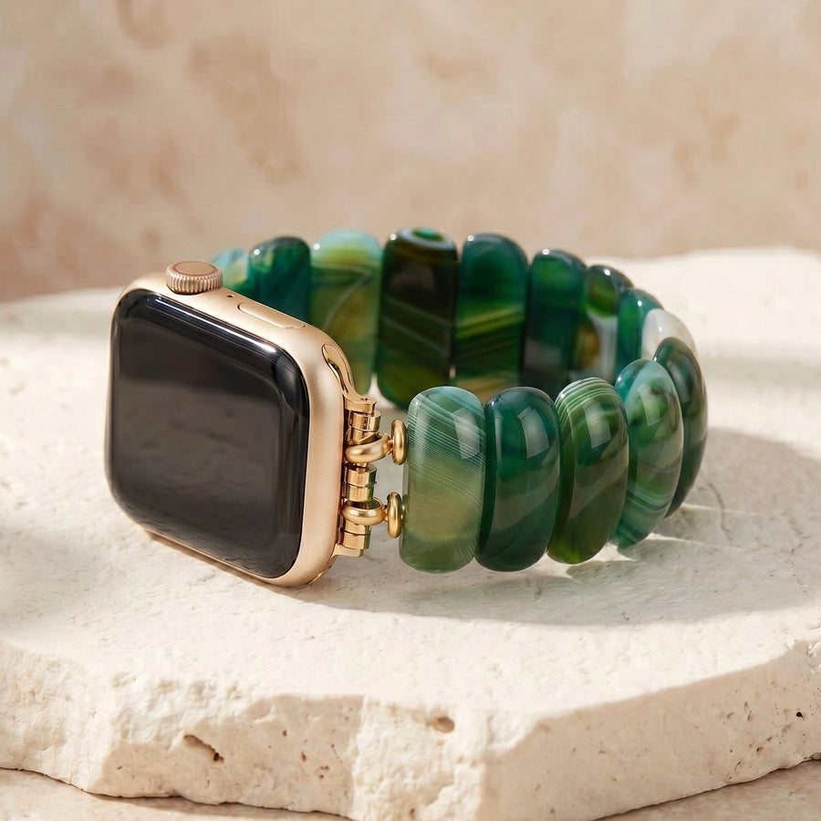 Forest Agate Apple Watch Band