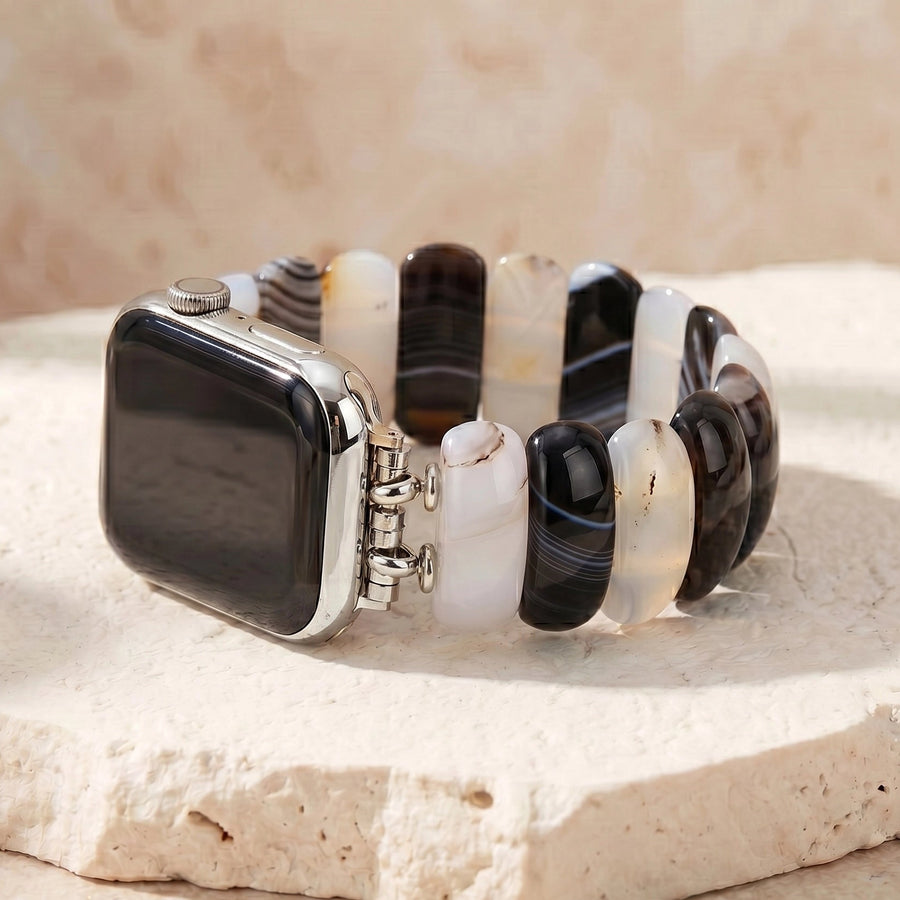 Zebra Agate Apple Watch Band