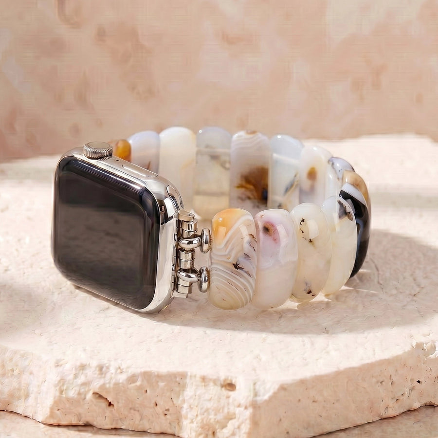 Ivory Agate Apple Watch Band