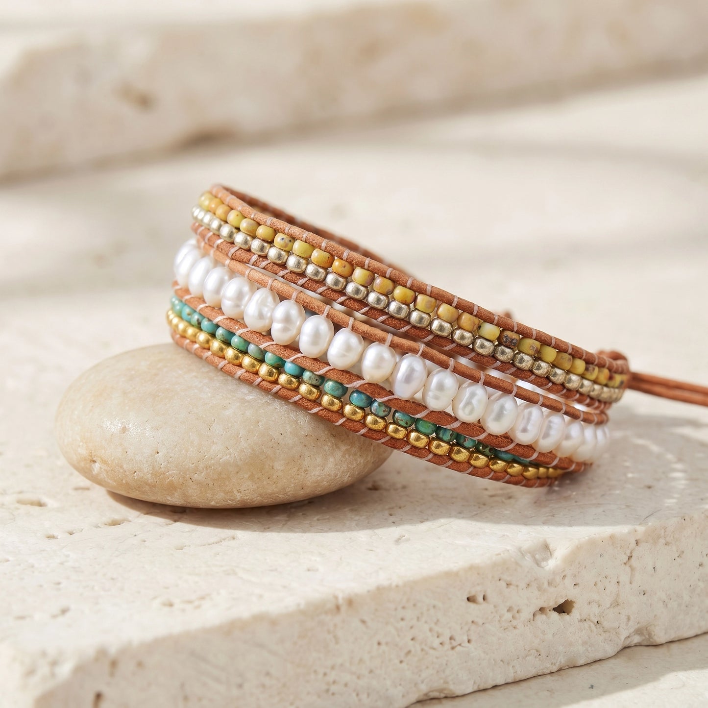 Divine Feminine Pearl Bracelet
